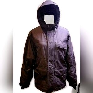 RIPZONE Youth XL Core 5000MM FLEECE Lined Hooded Ski Snowboarding Snow Jacket